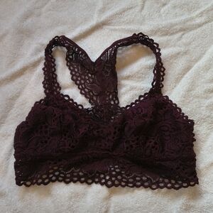 aerie Burgundy Bralette